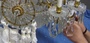 Packers dress each crystal to protect it for transportation.